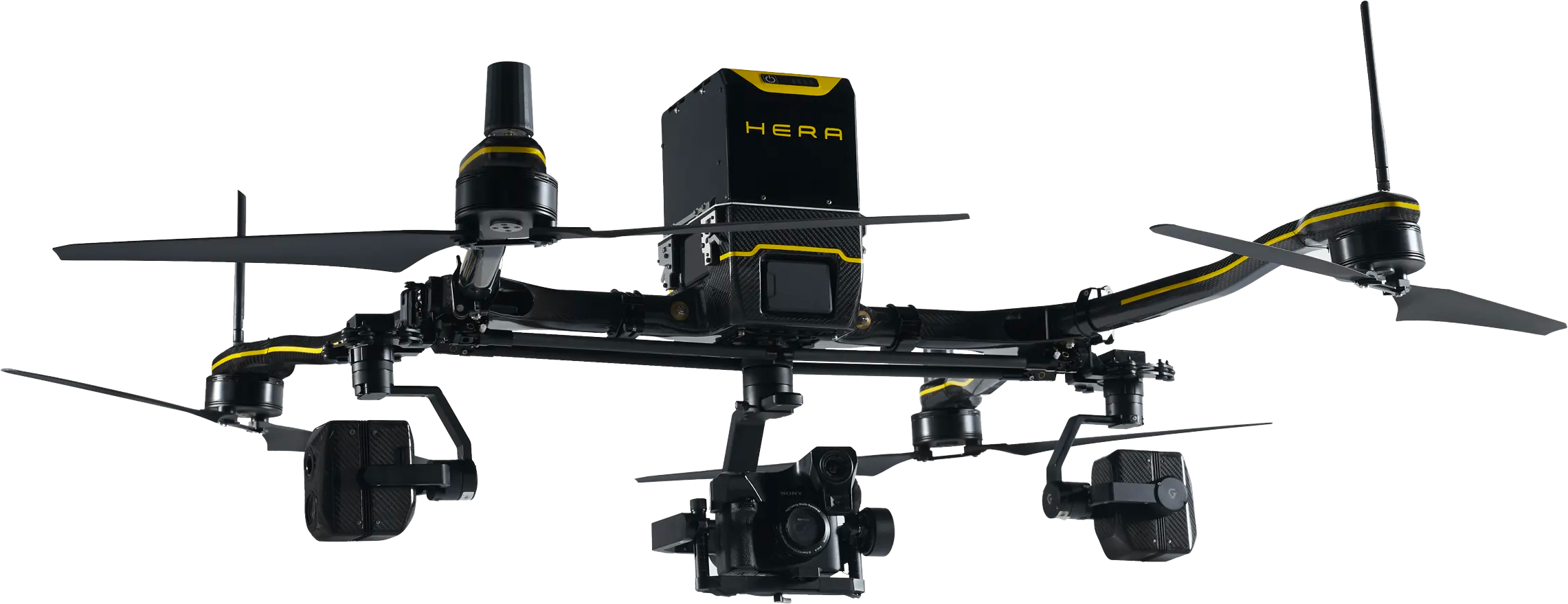 drone equipped with sora-camr4