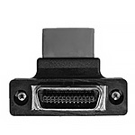 MDR Male Low Profile R/A Exit UP
