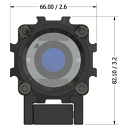 Diagram of CEI 29mm-IP67 Series Extruded Camera Enclosure
