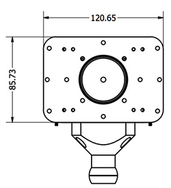 Diagram of CEI Light Bracket Camera Enclosure